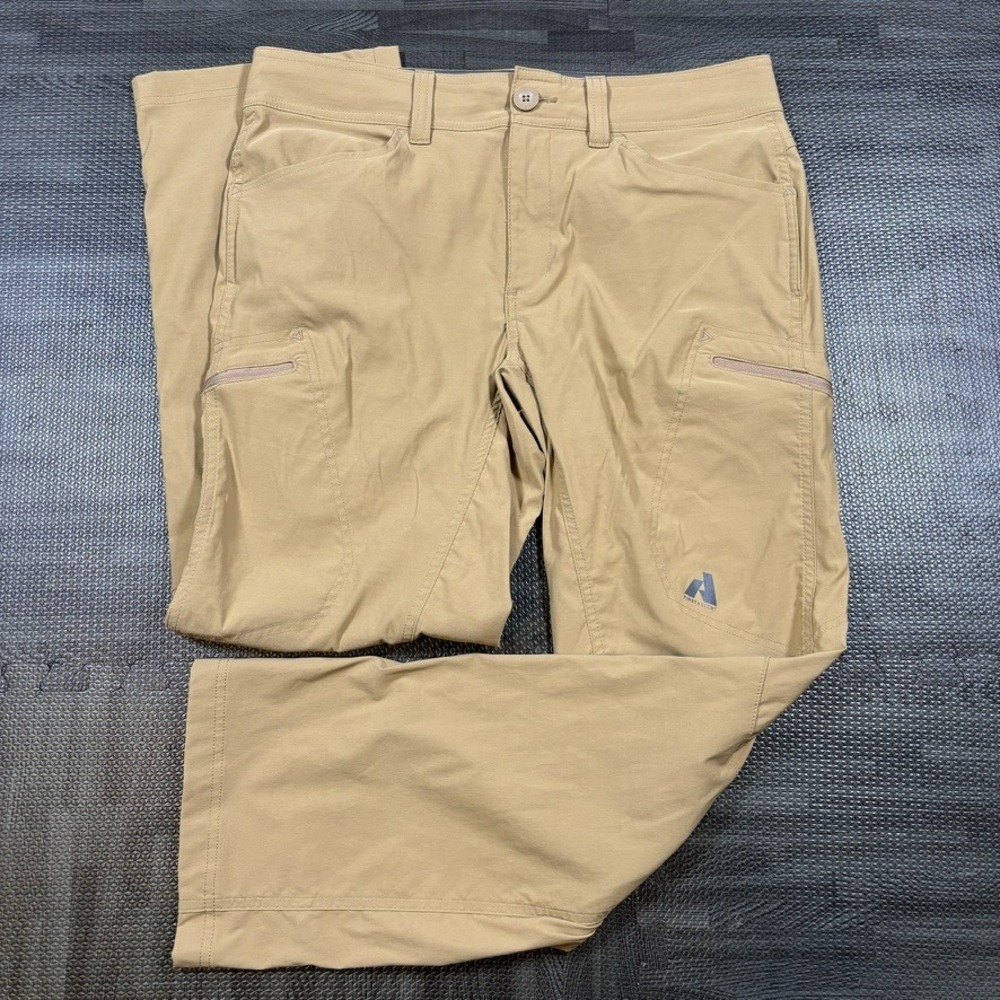 Eddie Bauer Pant Mens 33x30 Brown First Ascent Guide Pro Cargo Zip Pocket Hiking